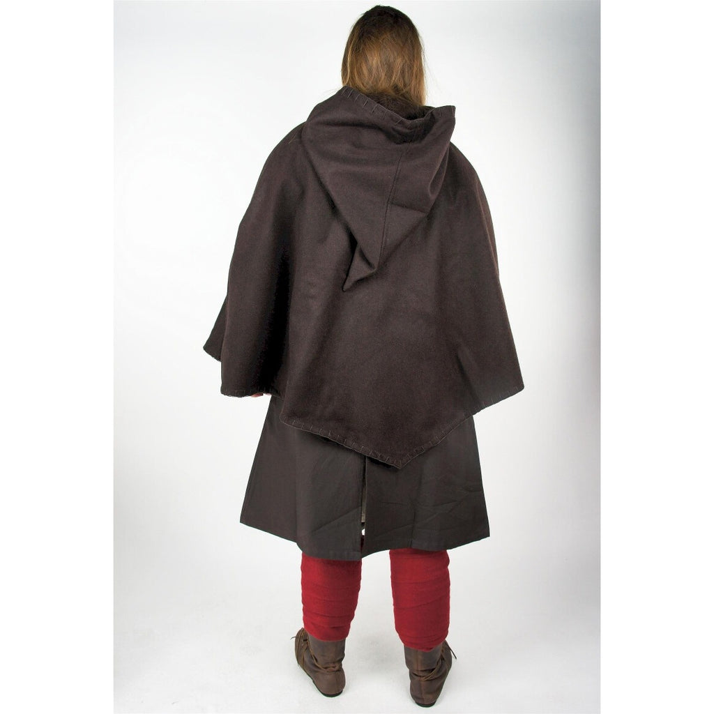 Product image Medieval Hood Egill with Embroidery brown