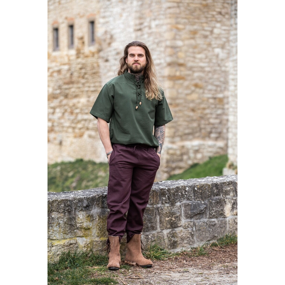 Product image Medieval Shirt Erik Short Sleeve Green