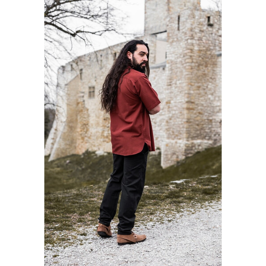 Immagine del prodotto Camicia medievale Erik manica corta rossa