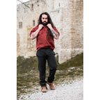 Immagine del prodotto Camicia medievale Erik manica corta rossa