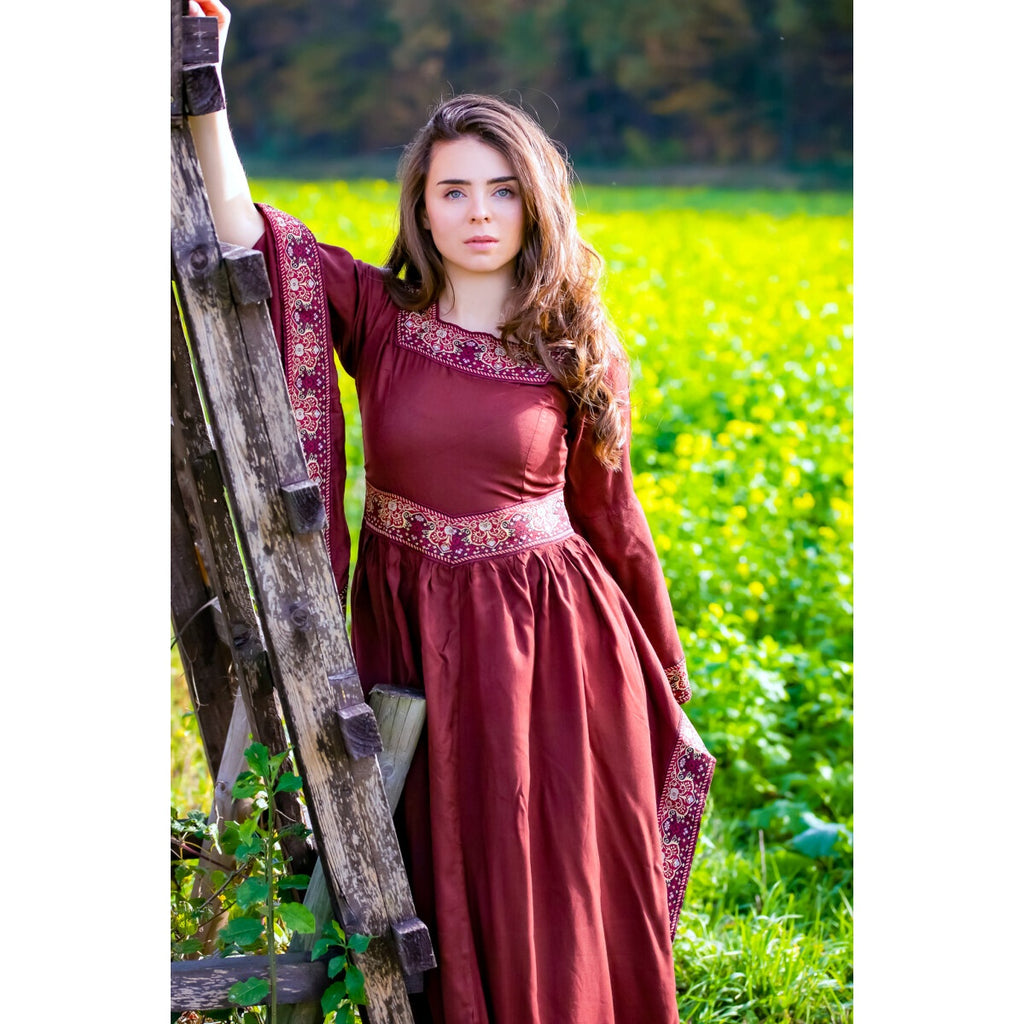 Immagine del prodotto Abito medievale Katharina rosso