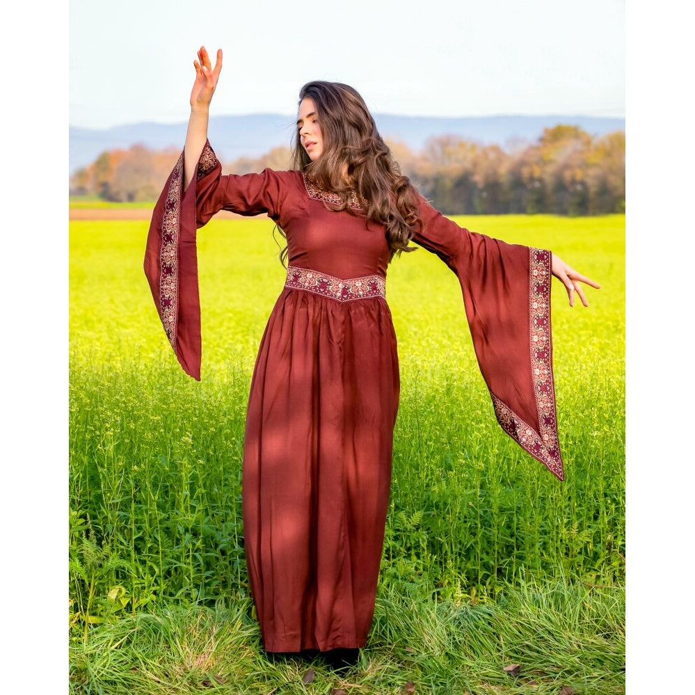 Immagine del prodotto Abito medievale Katharina rosso