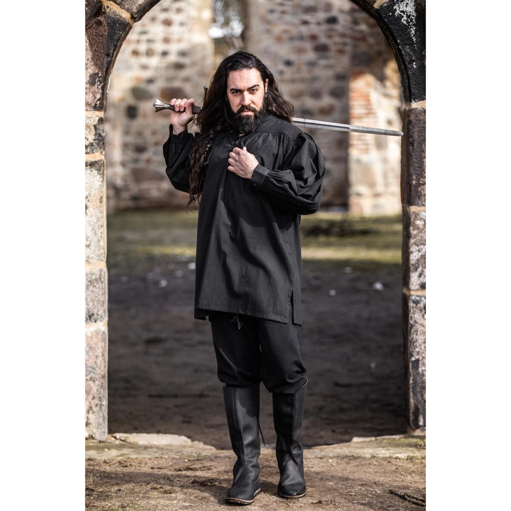 Immagine del prodotto Camicia medievale Ulrich nera