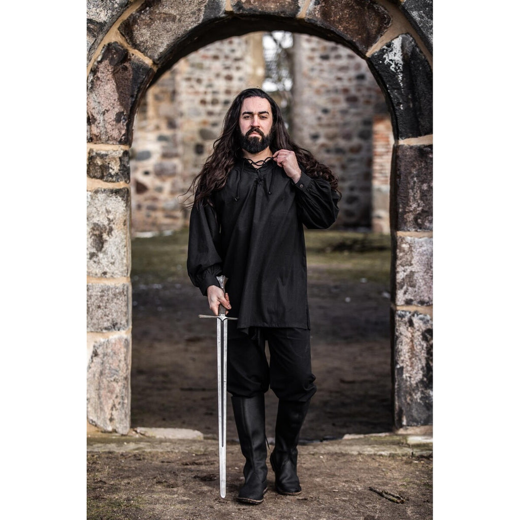 Immagine del prodotto Camicia medievale Ulrich nera