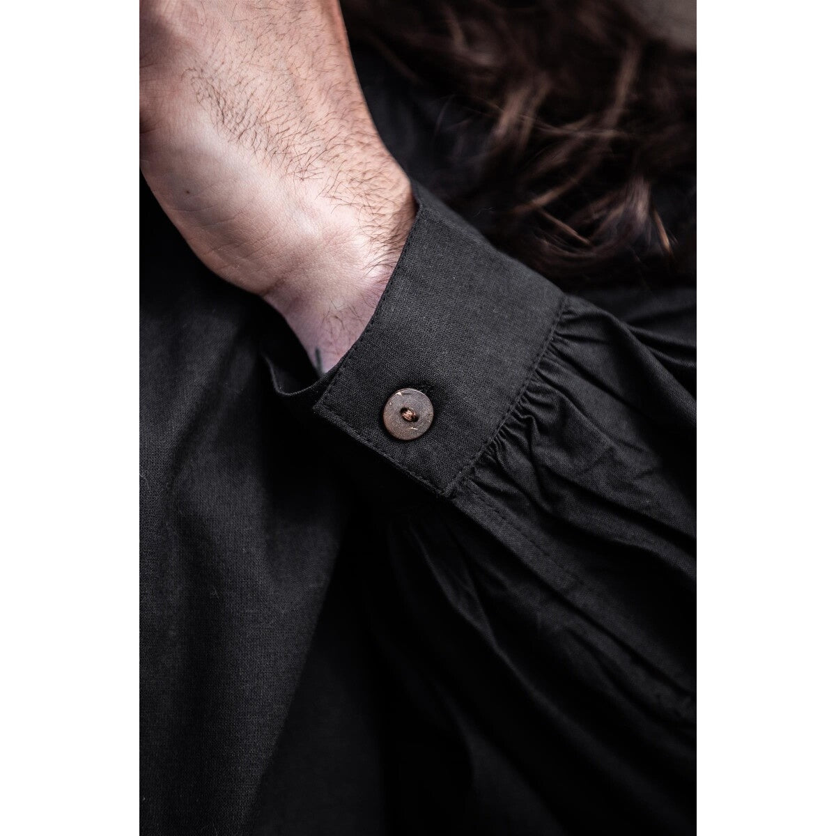 Immagine del prodotto Camicia medievale Ulrich nera