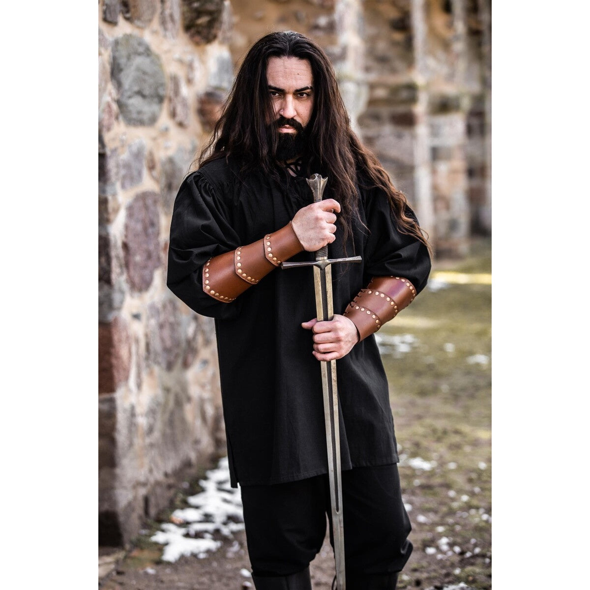 Immagine del prodotto Camicia medievale Ulrich nera