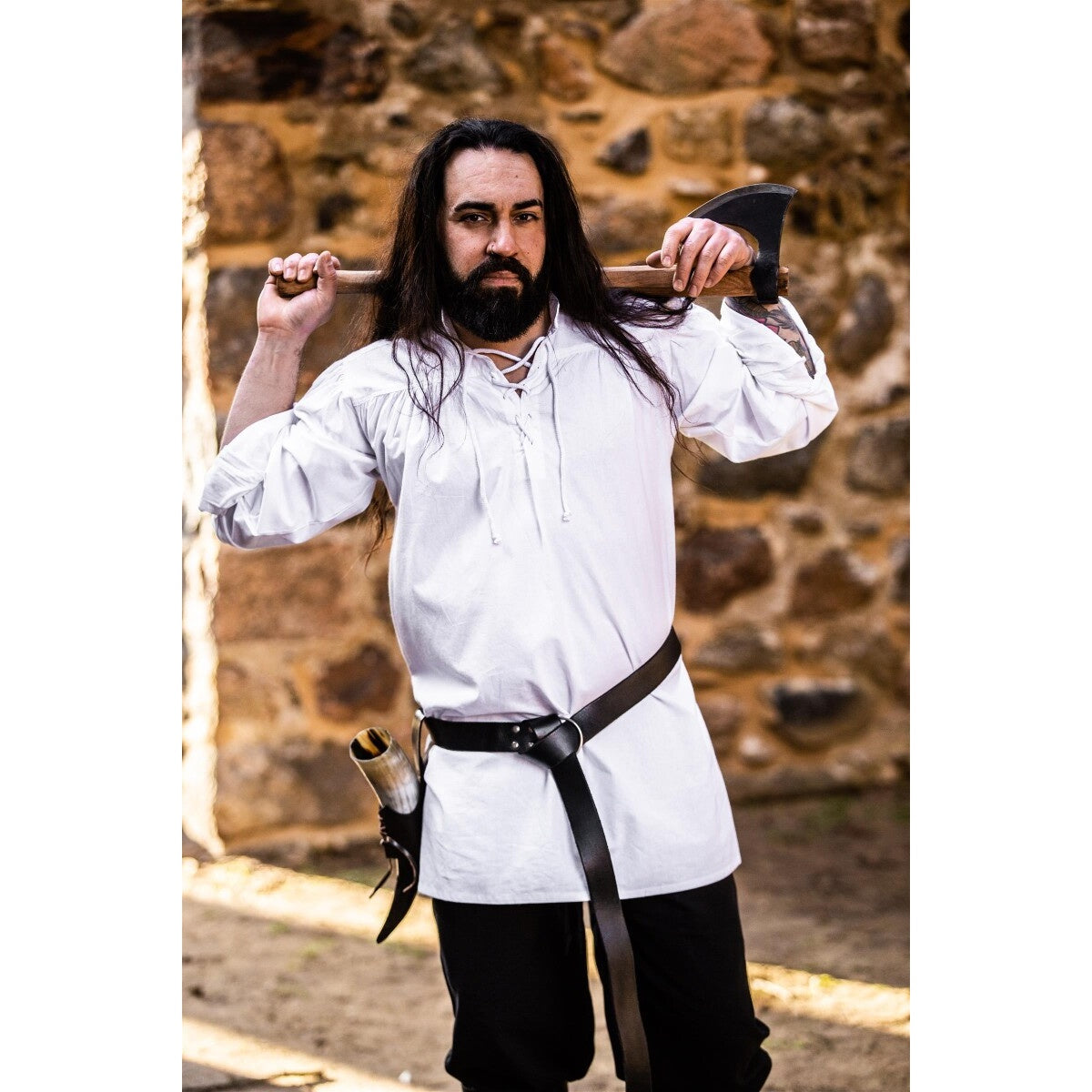 Immagine del prodotto Camicia medievale Ulrich bianca