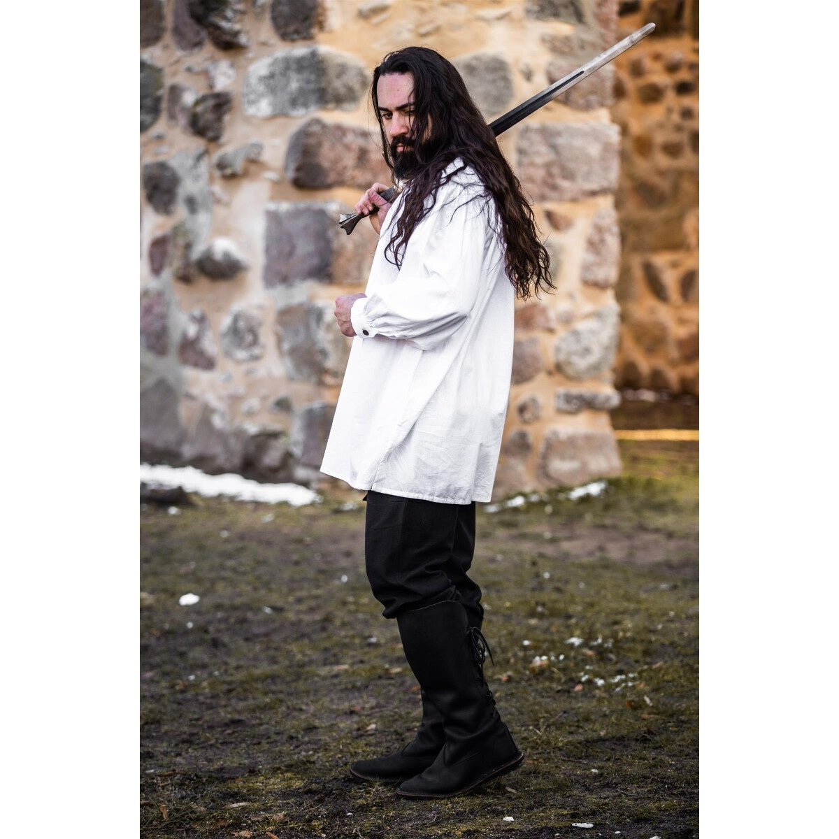 Immagine del prodotto Camicia medievale Ulrich bianca