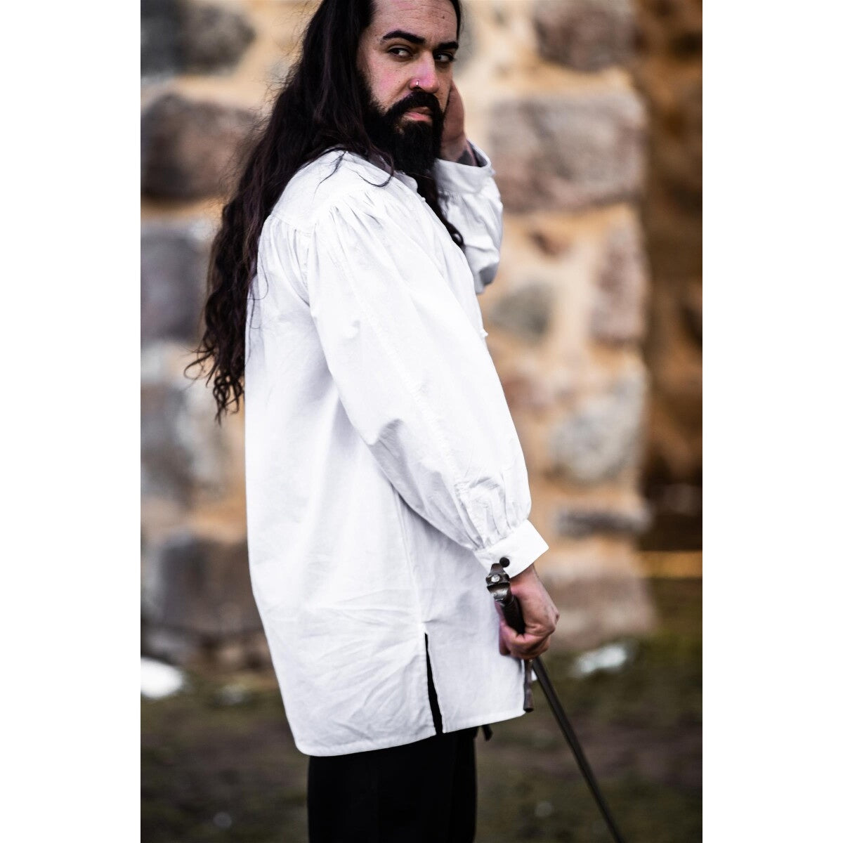 Immagine del prodotto Camicia medievale Ulrich bianca