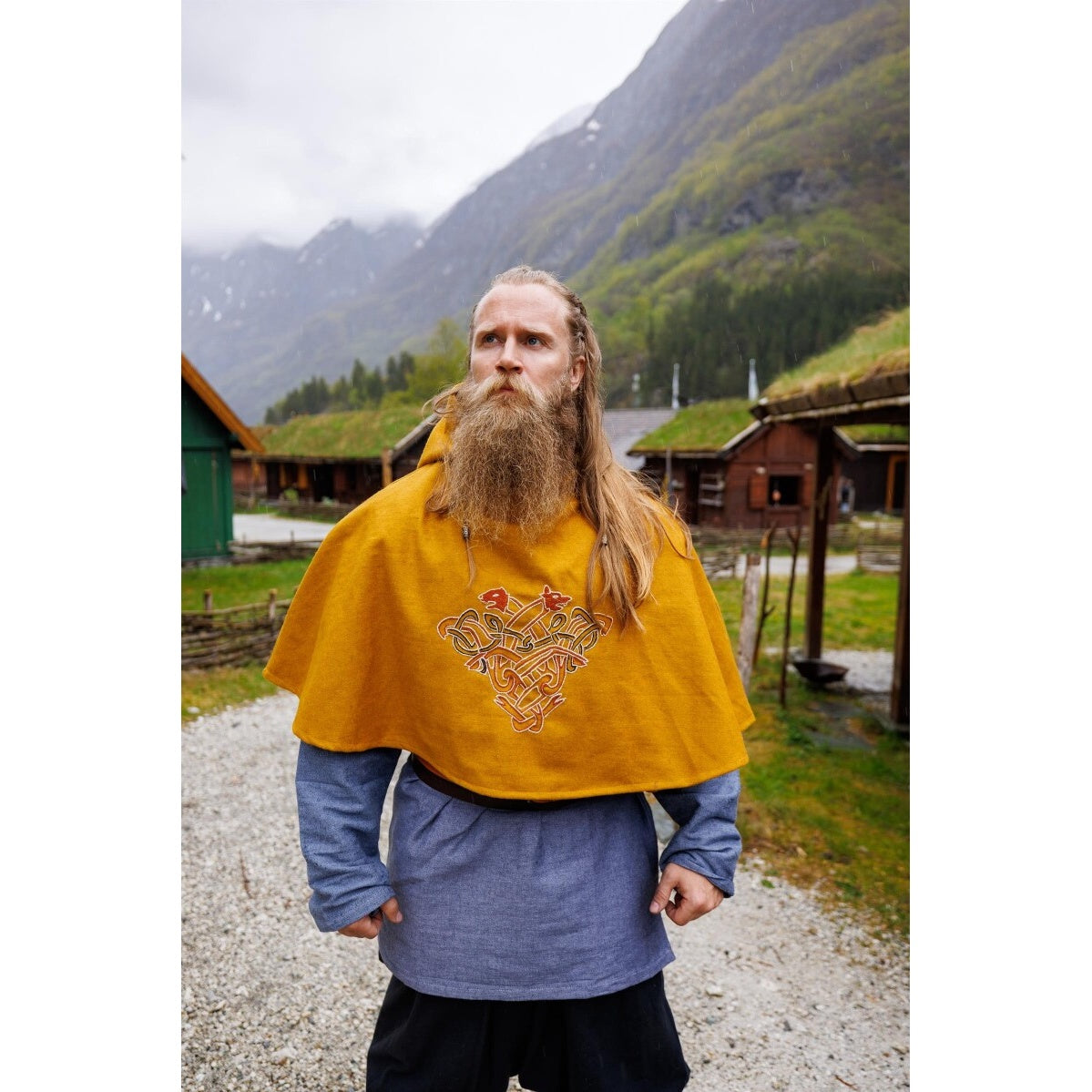 Immagine del prodotto Cappuccio medievale Bjomolf giallo