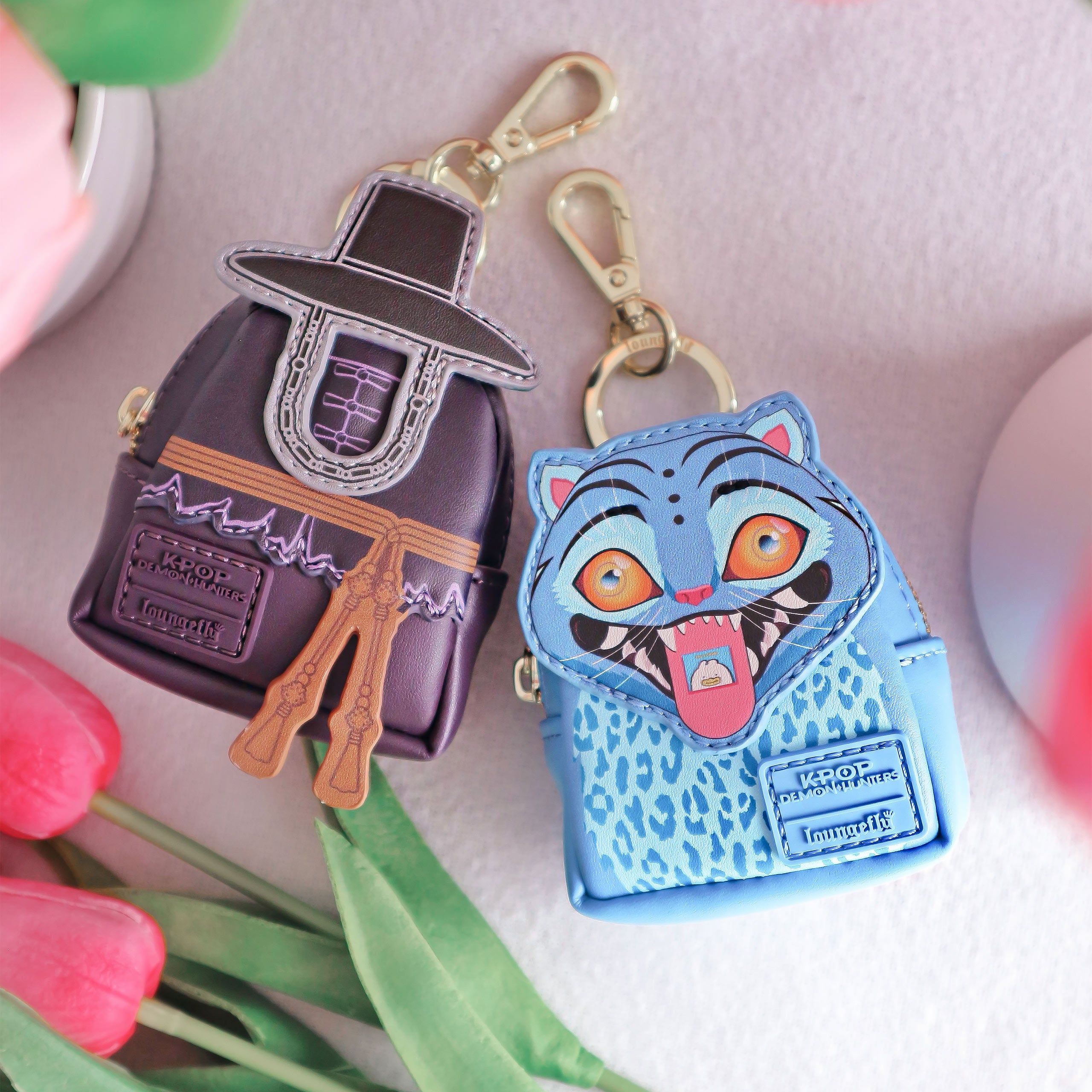 Immagine del prodotto KPop Demon Hunters – Portachiavi mystery mini zaino Funko Loungefly