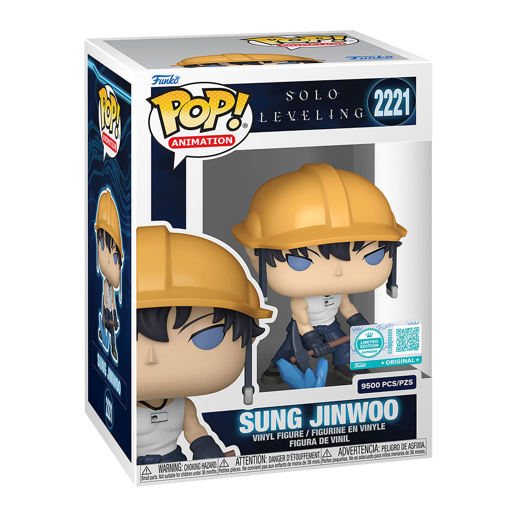 Product image Solo Leveling – Jinwoo (Mining) Funko Pop Figure Limited Edition Supreme