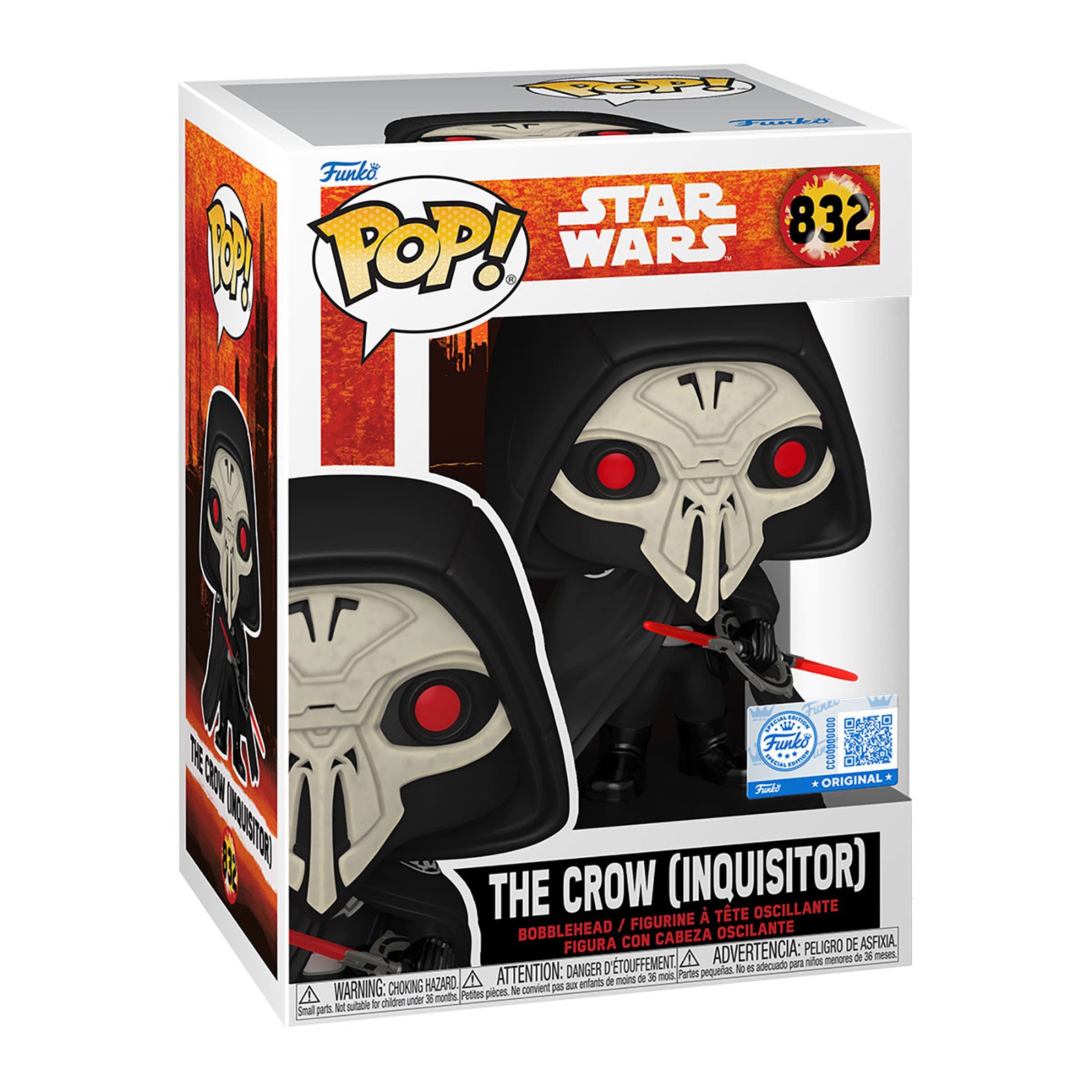 Immagine del prodotto Darth Maul: Shadow Lord The Crow figure Funko Pop con testa traballante - Star Wars