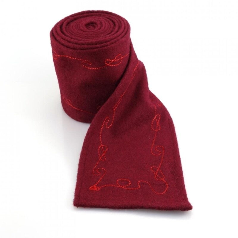 Product image Medieval Wool Leg Wraps Hannes with Embroidery