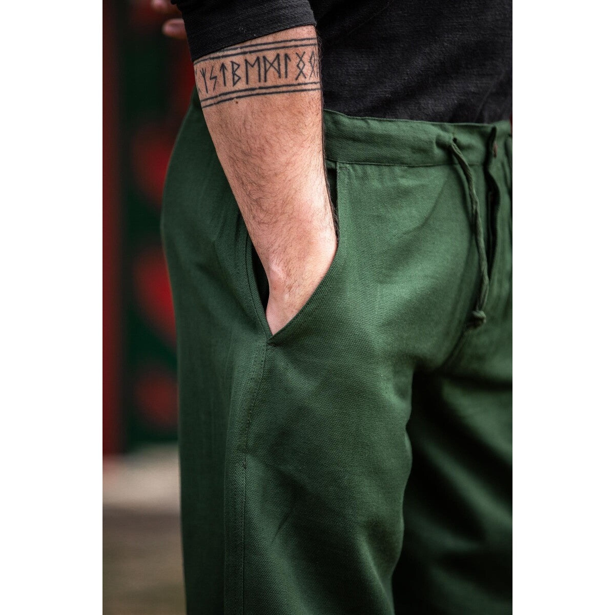 Immagine del prodotto Pantaloni medievali Dirk verdi