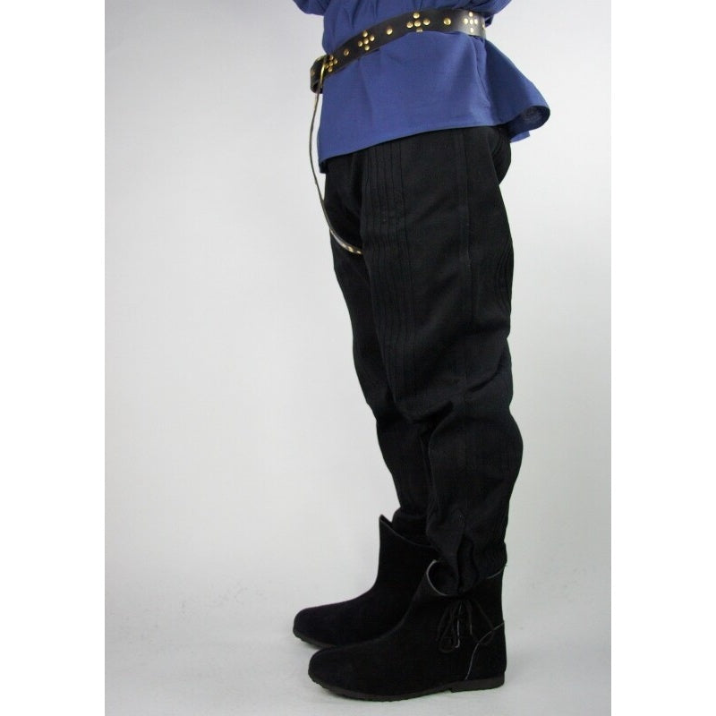 Immagine del prodotto Pantaloni medievali Oskar con cucitura decorativa nero