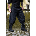 Immagine del prodotto Pantaloni medievali Tiago con allacciatura alle gambe neri