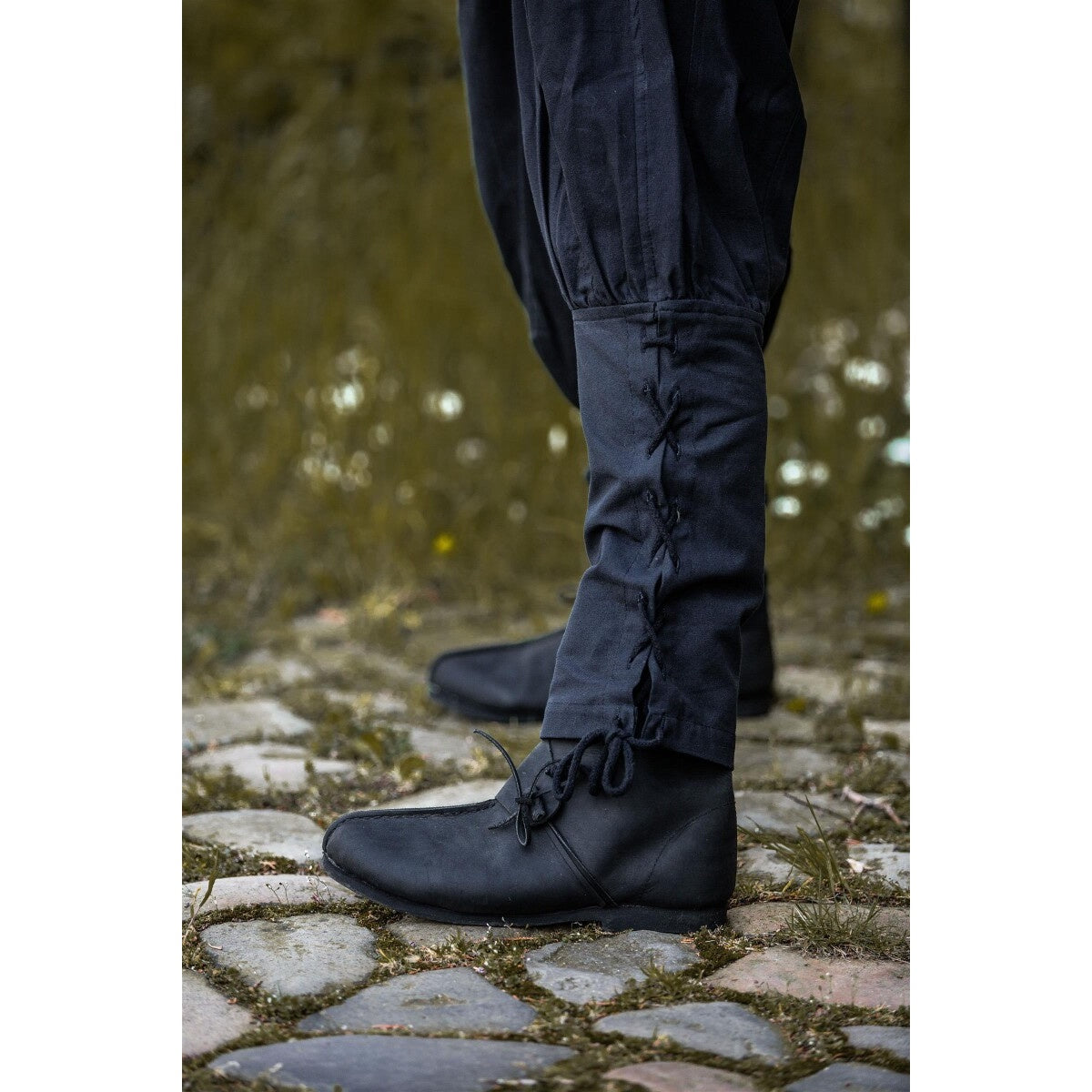 Immagine del prodotto Pantaloni medievali Tiago con allacciatura alle gambe neri