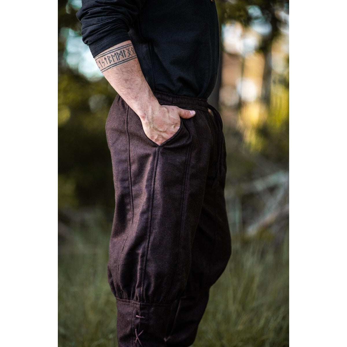 Immagine del prodotto Pantaloni medievali in lana Jorgen marrone