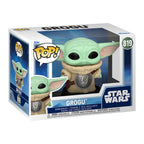 Immagine del prodotto Grogu con armatura pettorale Mudhorn figura Funko Pop Bobble-Head - Star Wars The Mandalorian and Grogu