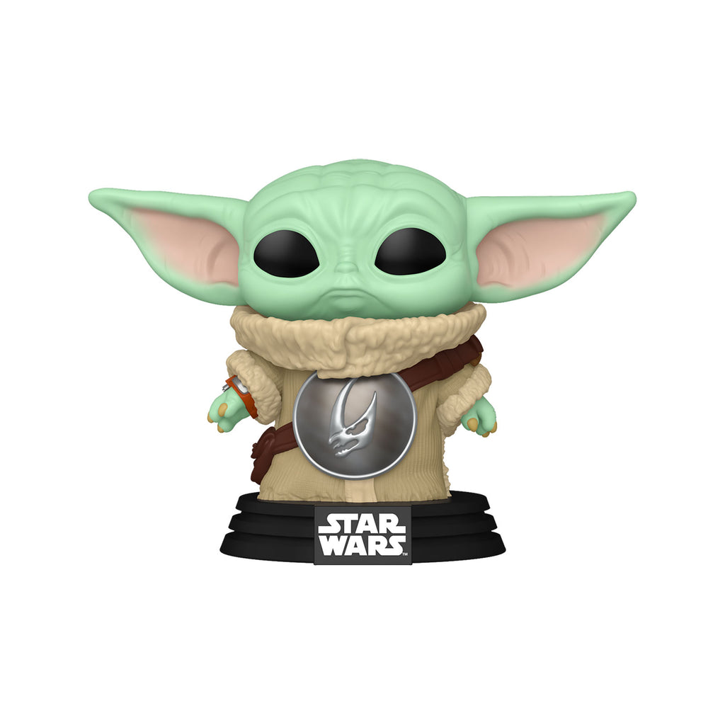 Immagine del prodotto Grogu con armatura pettorale Mudhorn figura Funko Pop Bobble-Head - Star Wars The Mandalorian and Grogu