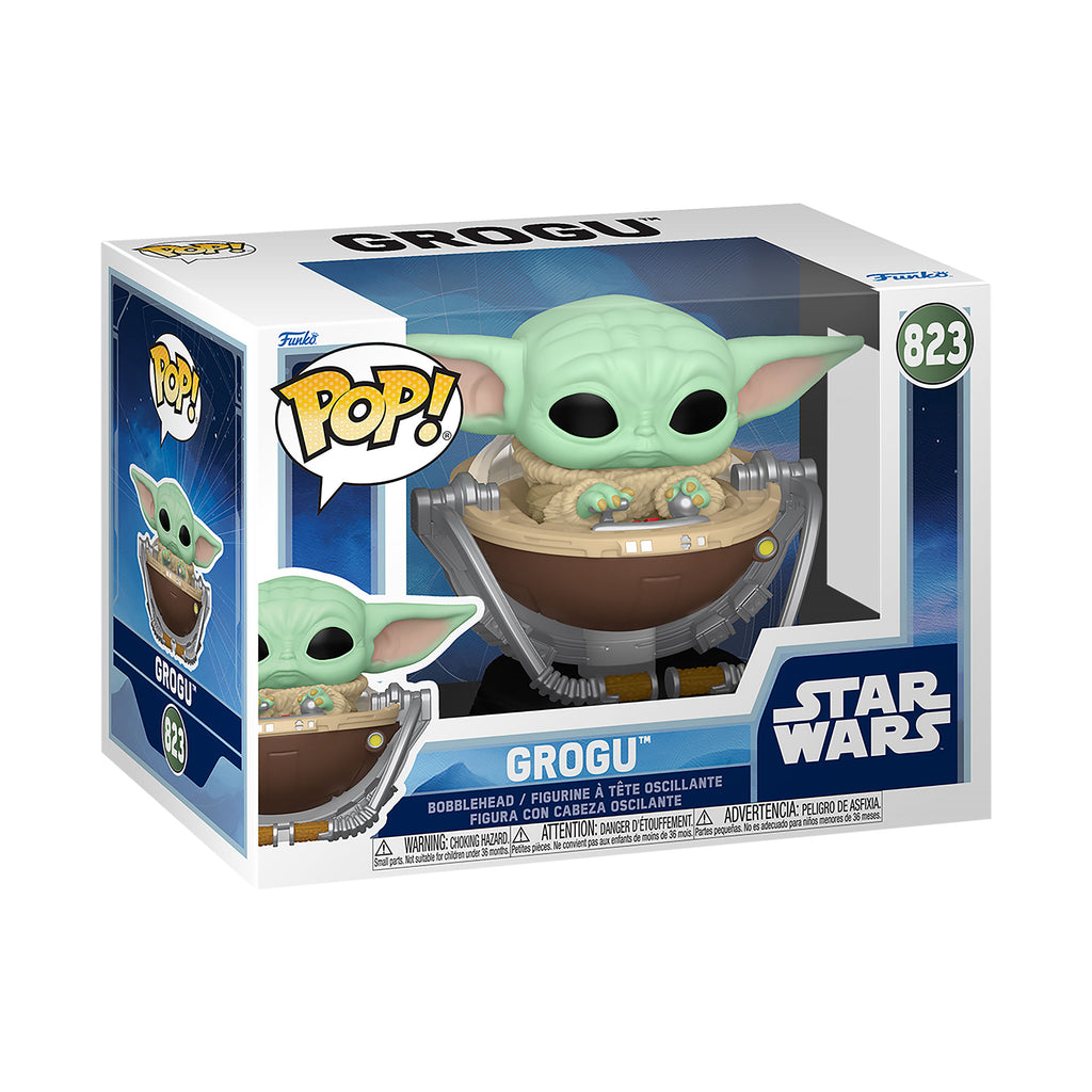 Immagine del prodotto Grogu nella culla Funko Pop bobble-head - Star Wars The Mandalorian and Grogu