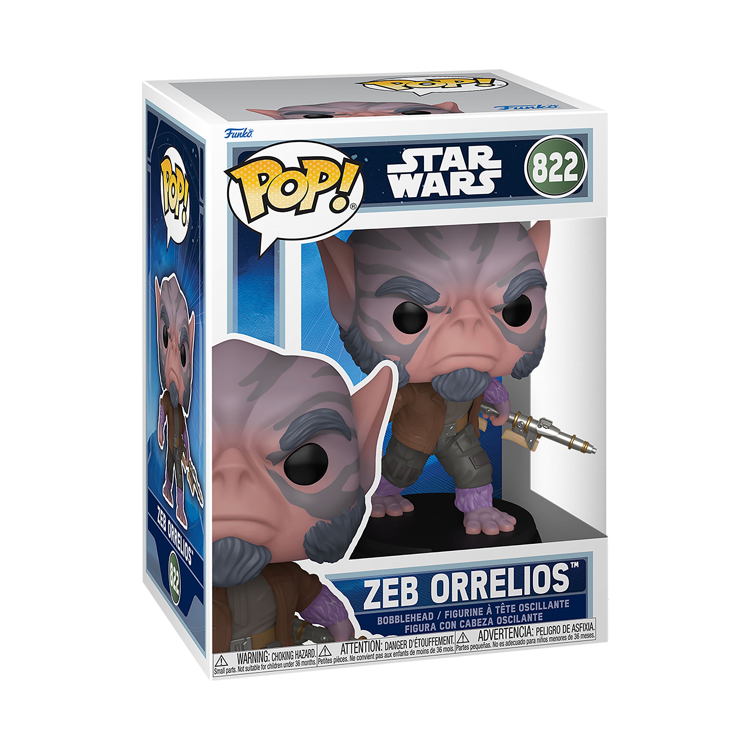 Immagine del prodotto Figure Funko Pop bobblehead Zeb Garazeb Orrelios - Star Wars The Mandalorian
