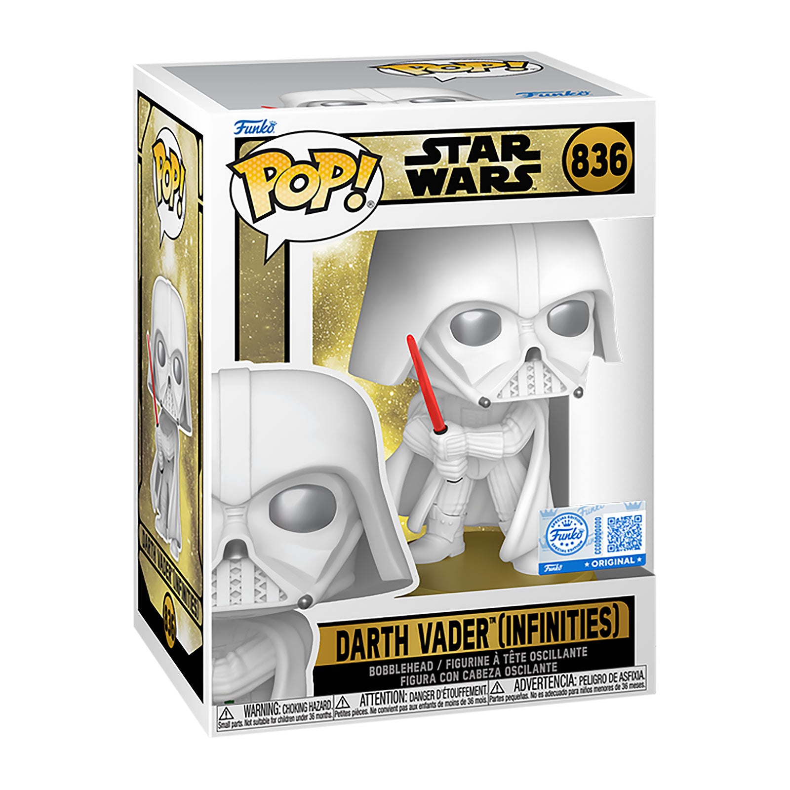 Immagine del prodotto Star Wars - Darth Vader Infinities figure Funko Pop con testa dondolante