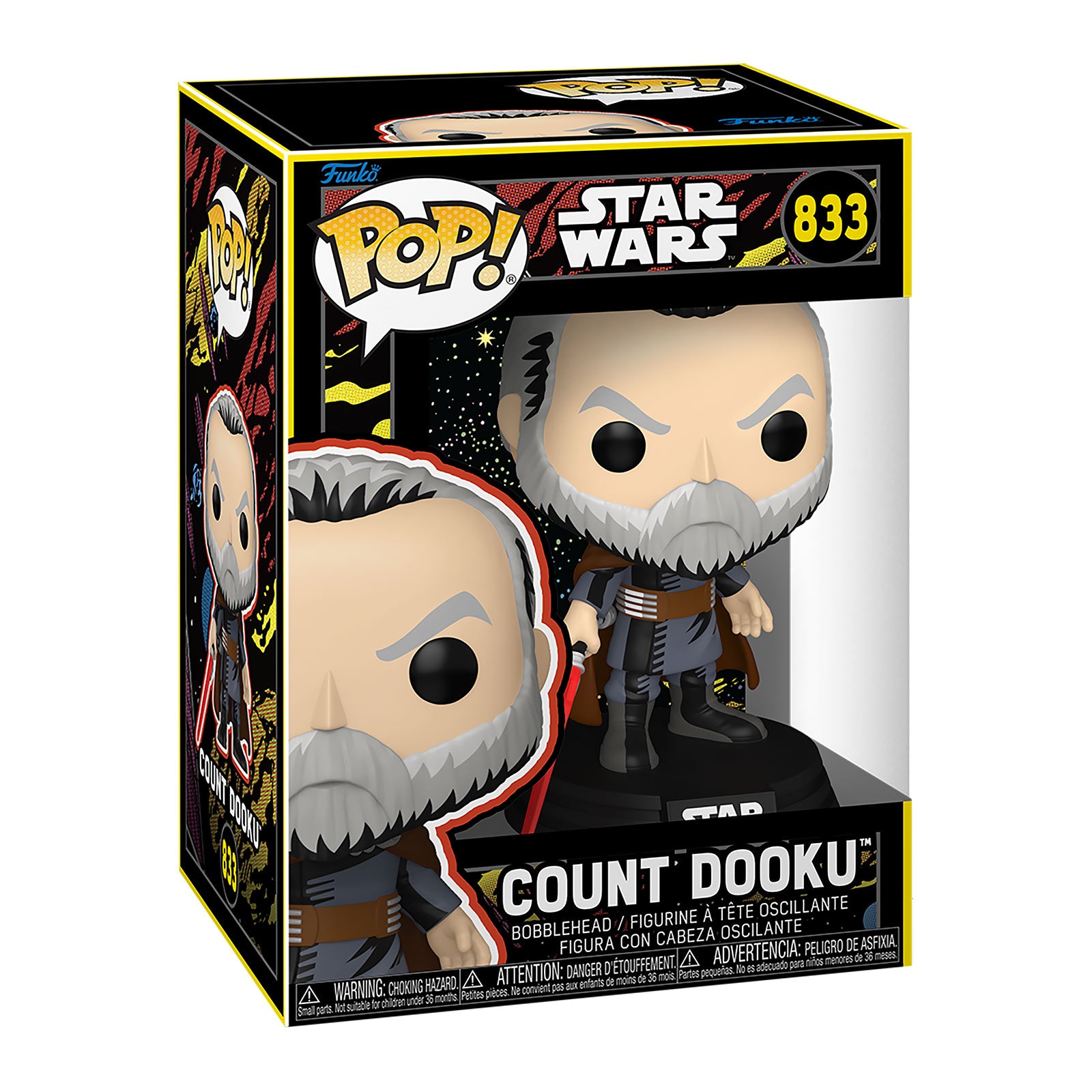Immagine del prodotto Star Wars – Figura retro Funko Pop con testa traballante Count Dooku
