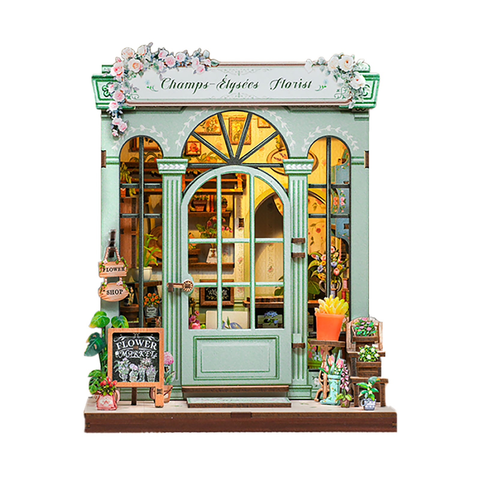 Immagine del prodotto CuteBee - Modellino casa in miniatura Book Nook Champs-Élysées Florist