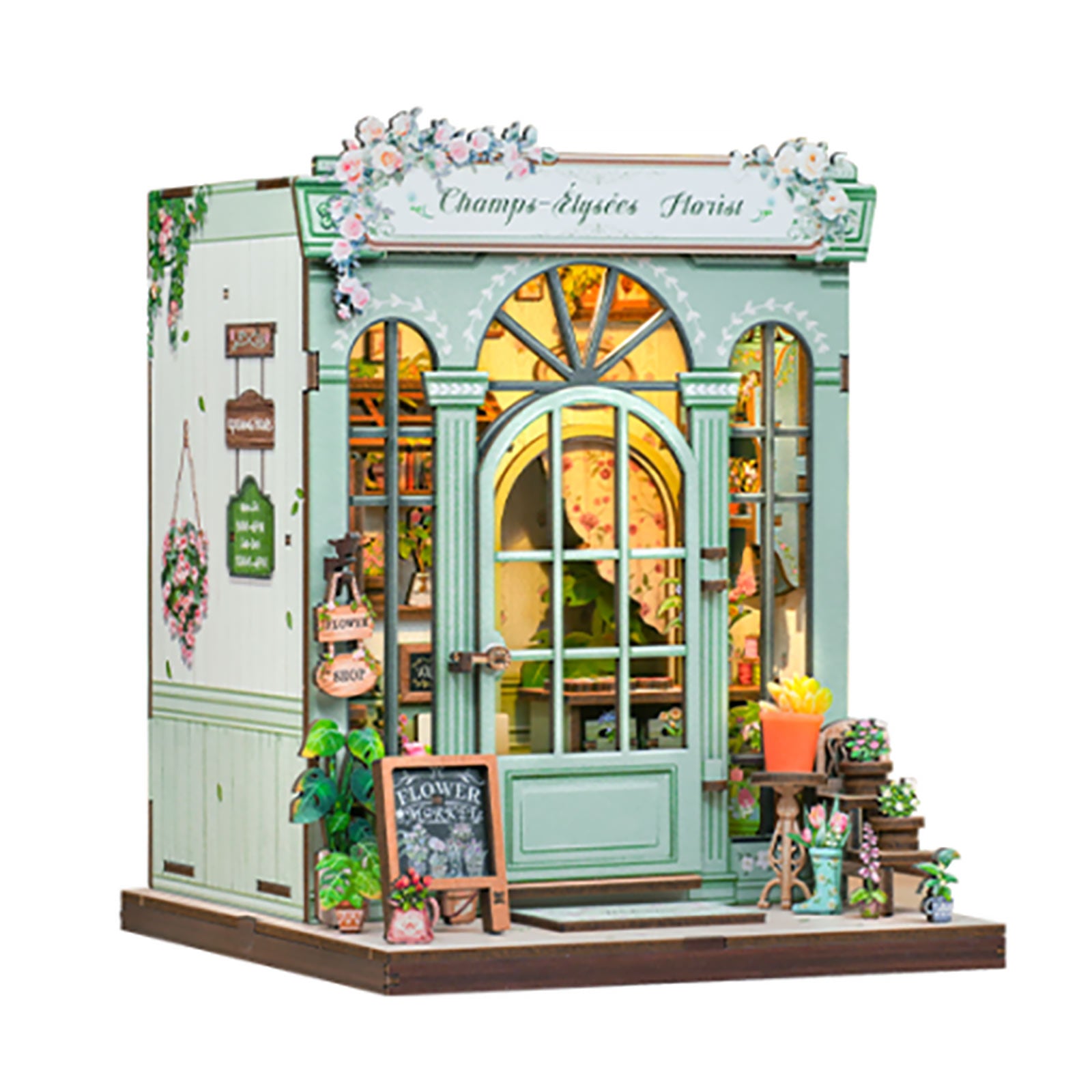 Immagine del prodotto CuteBee - Modellino casa in miniatura Book Nook Champs-Élysées Florist