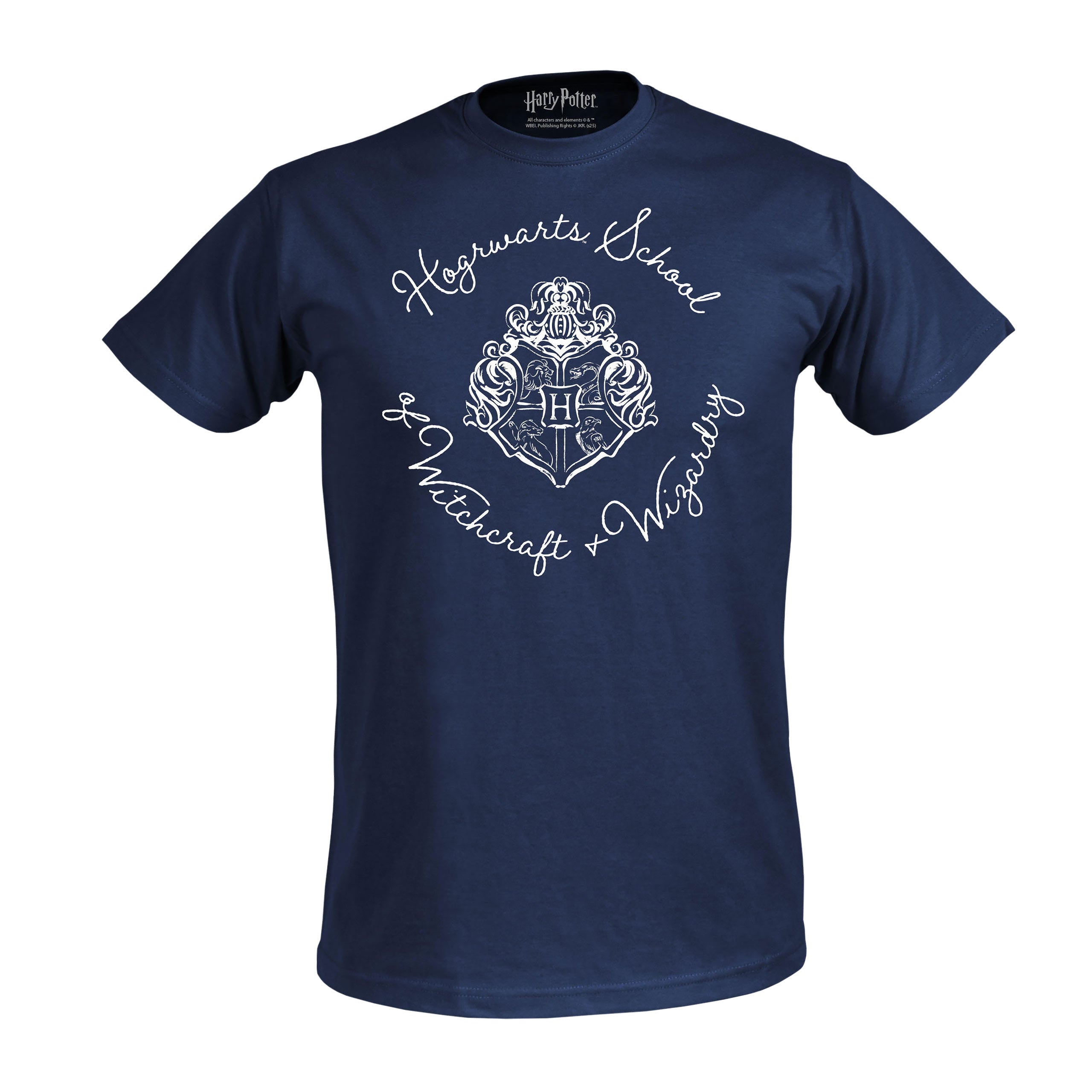 Immagine del prodotto T-shirt stemma Hogwarts blu - Harry Potter