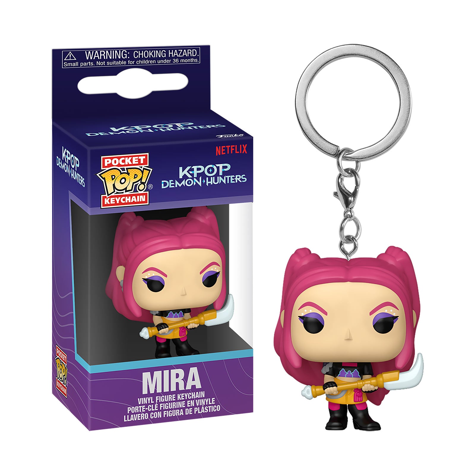 Immagine del prodotto KPop Demon Hunters - Portachiavi Funko Pop Mira