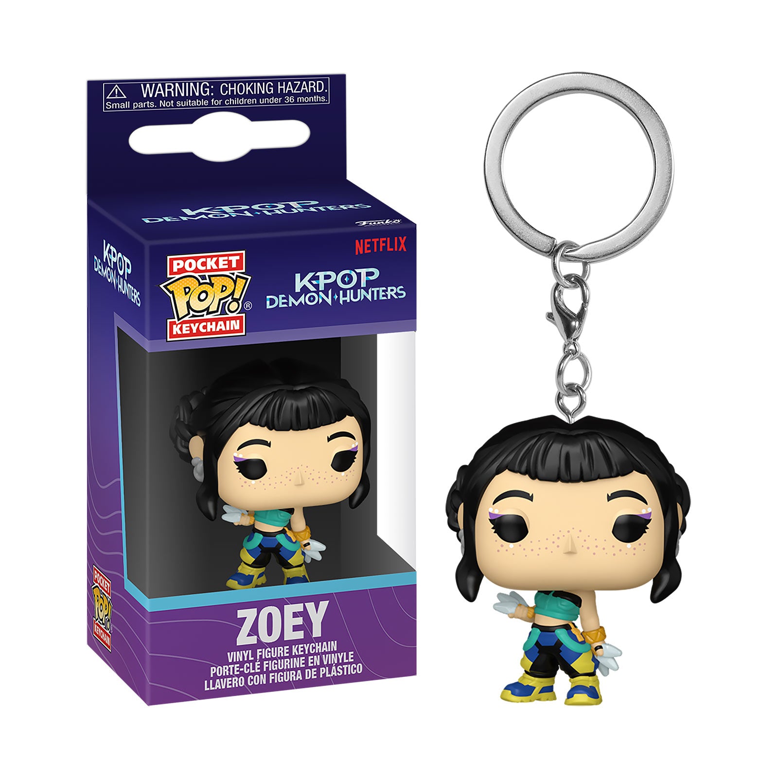 Immagine del prodotto KPop Demon Hunters - Portachiavi Zoey Funko Pop