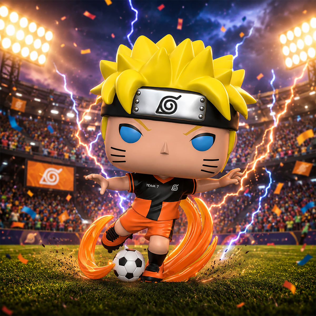 Immagine del prodotto Figura Funko Pop Naruto con pallone da calcio - Naruto Shippuden