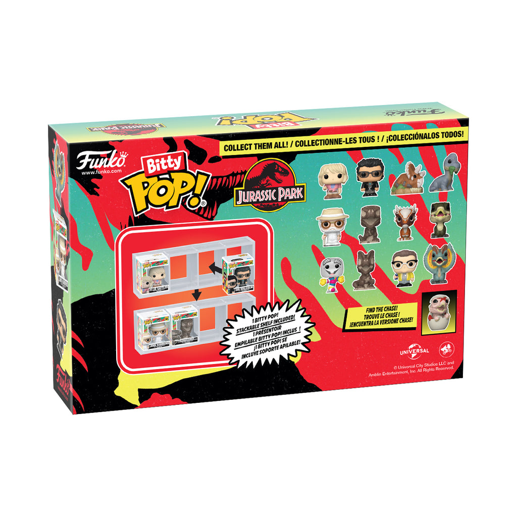 Immagine del prodotto Jurassic Park - Set di figure Funko Bitty Pop Series 1