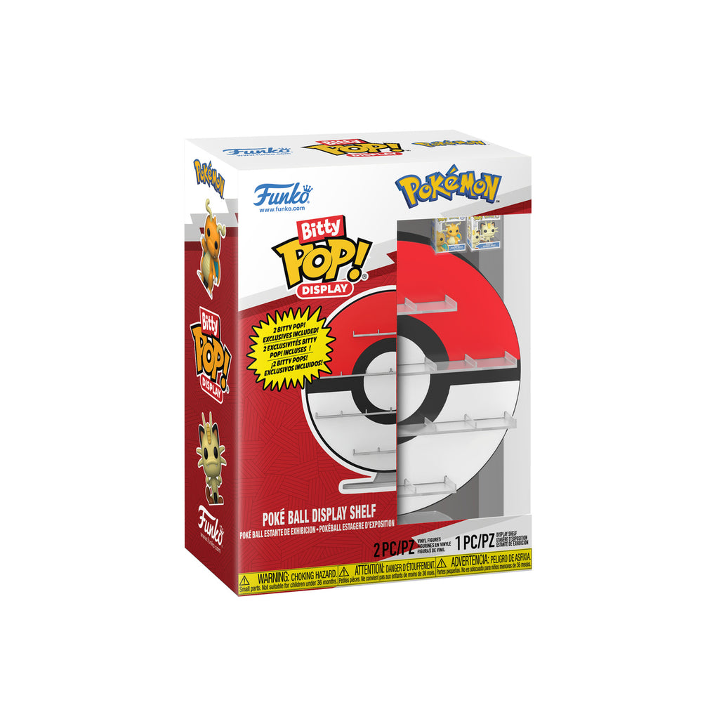 Immagine del prodotto Pokémon - Espositore Poké Ball Funko Bitty Pop con 2 figure