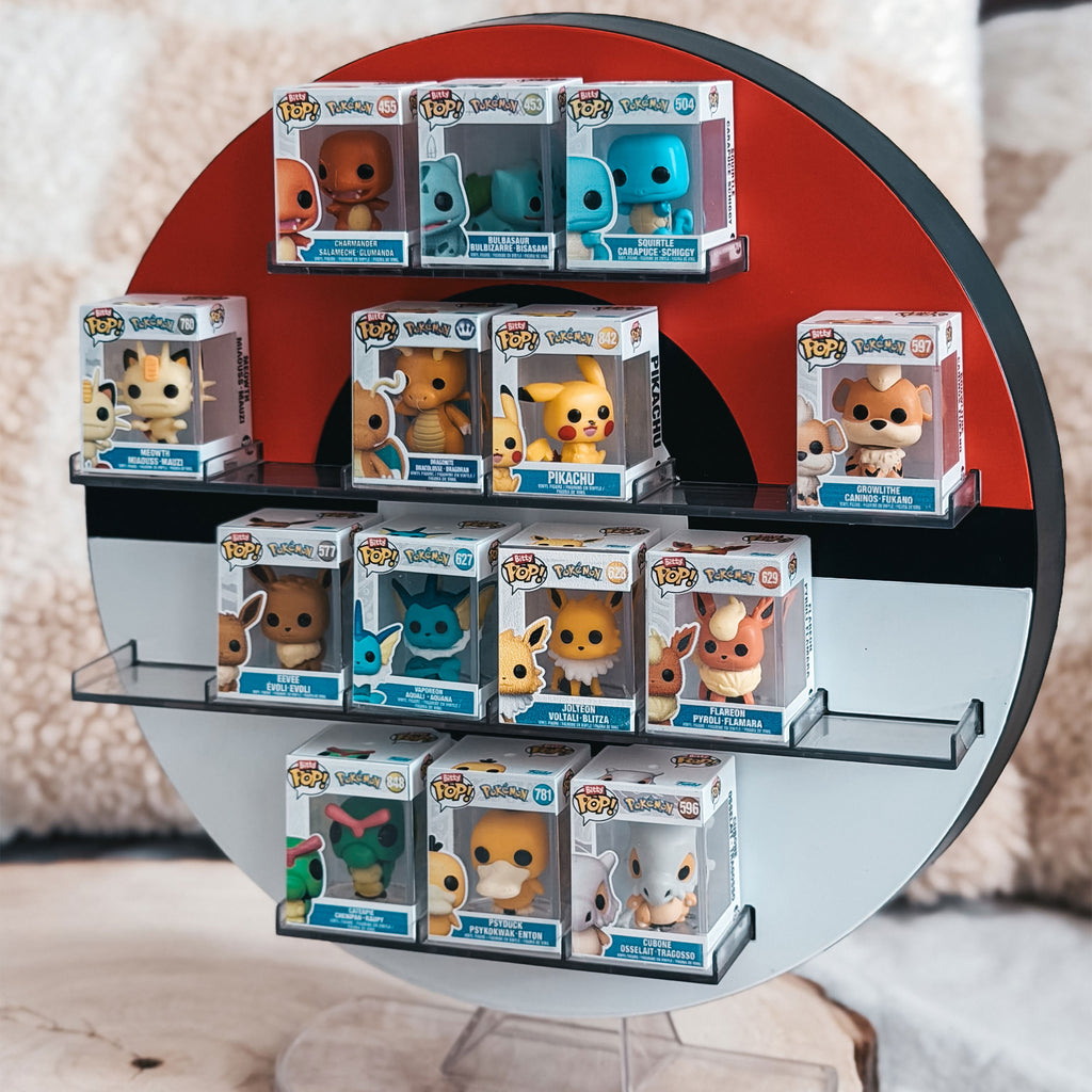 Immagine del prodotto Pokémon - Espositore Poké Ball Funko Bitty Pop con 2 figure