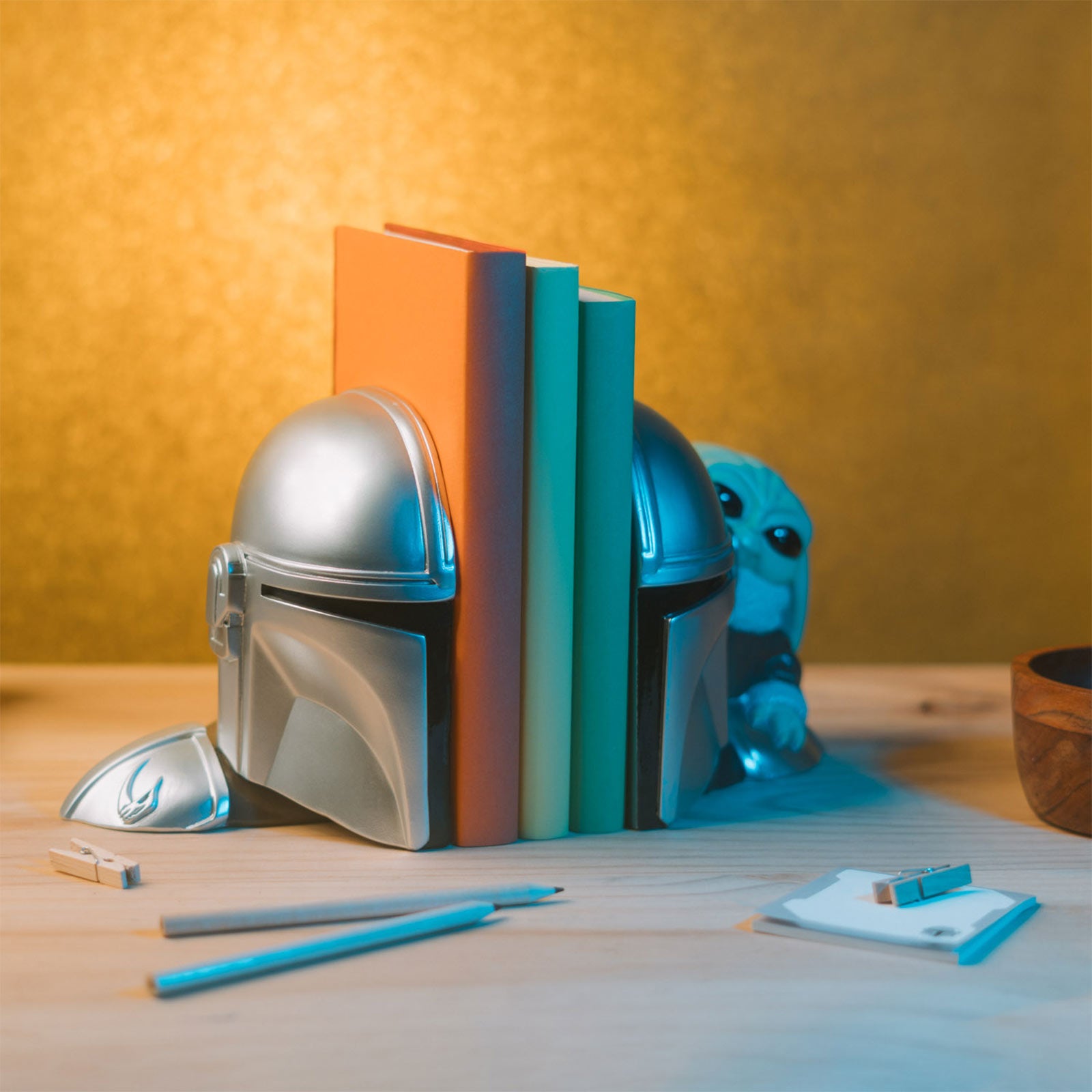 Immagine del prodotto Fermalibri Grogu e Mandaloriano - Star Wars The Mandalorian