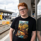 Immagine del prodotto T-shirt Gran Burrone nera - Il Signore degli Anelli