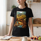 Immagine del prodotto T-shirt Gran Burrone nera - Il Signore degli Anelli