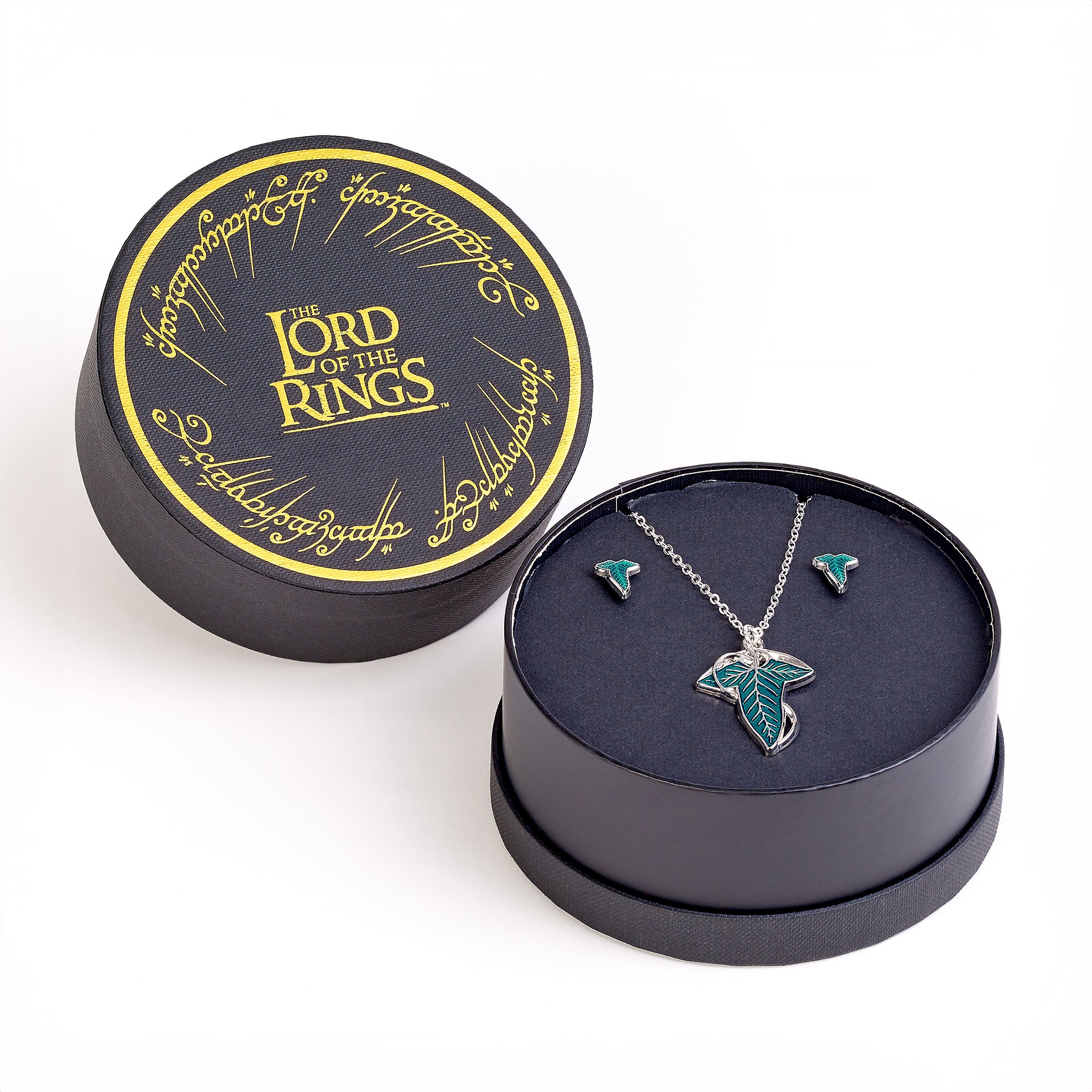 Immagine del prodotto Il Signore degli Anelli - Set di gioielli foglia-spilla in cofanetto regalo
