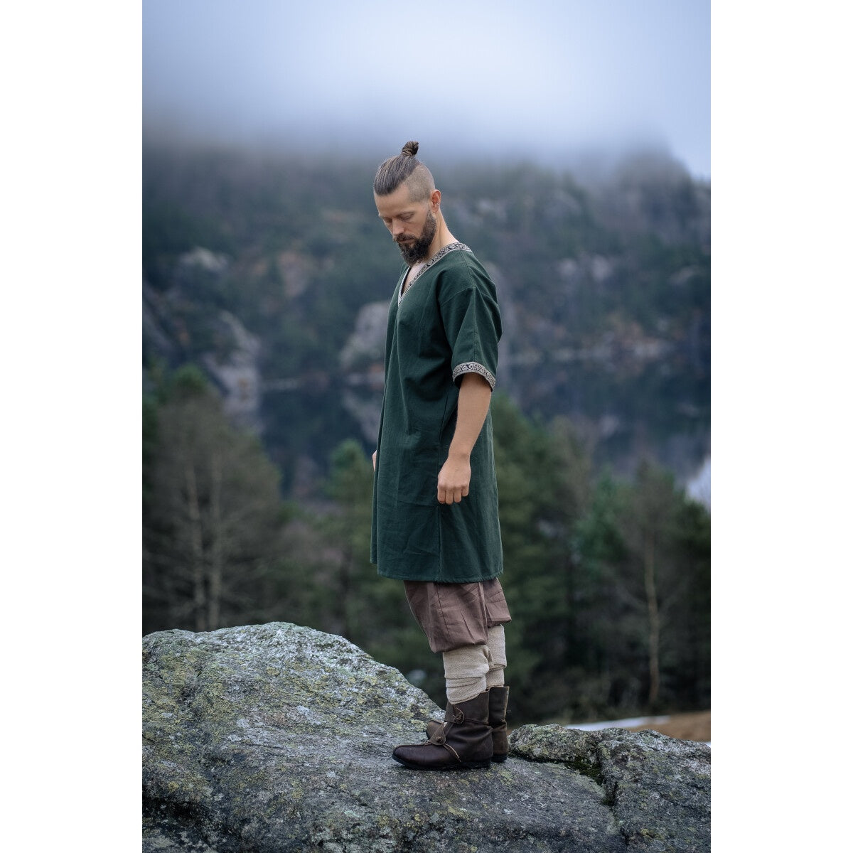 Immagine del prodotto Tunica medievale a maniche corte Loki verde