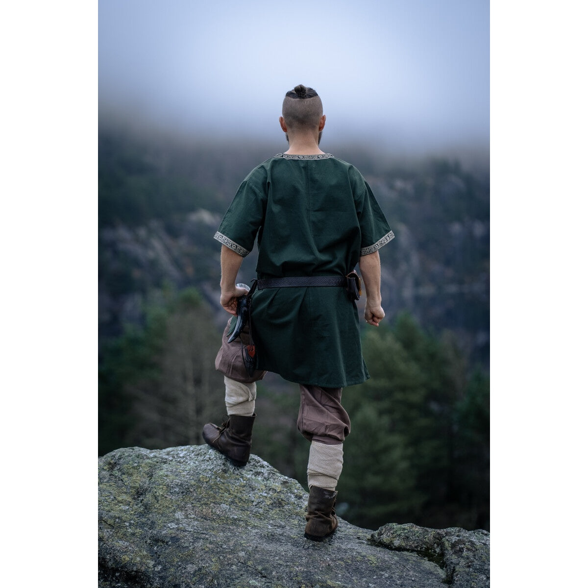 Immagine del prodotto Tunica medievale a maniche corte Loki verde