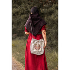 Product image Medieval Shoulder Bag Tora with Embroidery beige