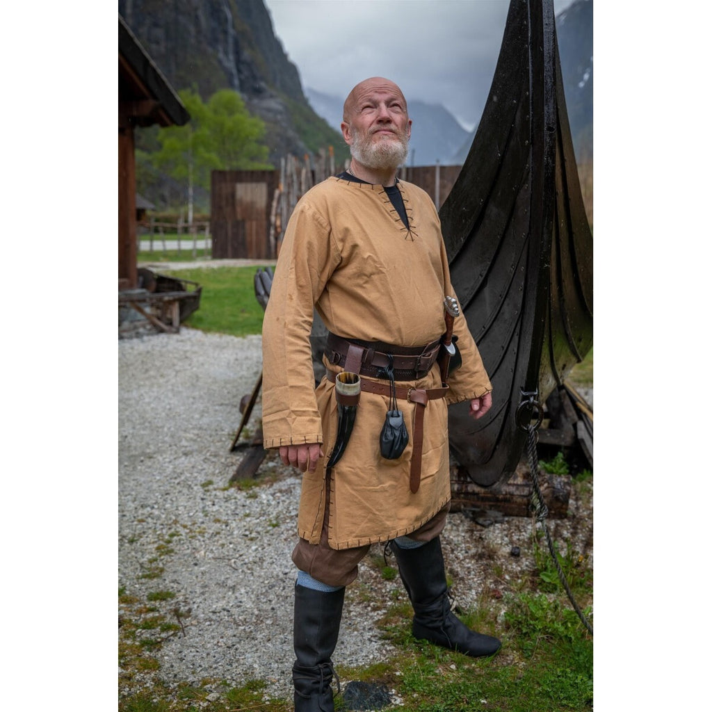 Immagine del prodotto Tunica vichinga medievale Erwin marrone miele