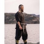 Immagine del prodotto Tunica medievale a maniche corte Olaf marrone