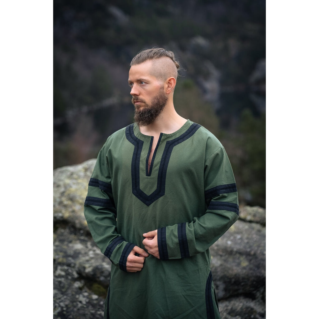 Immagine del prodotto Tunica vichinga medievale Bragi verde