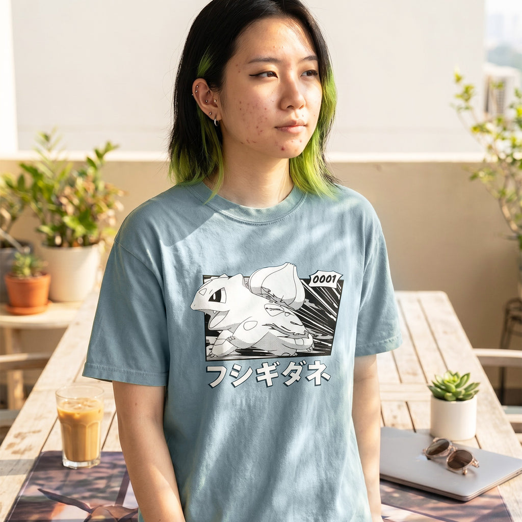Immagine del prodotto Pokémon - T-shirt vintage Bulbasaur Katakana