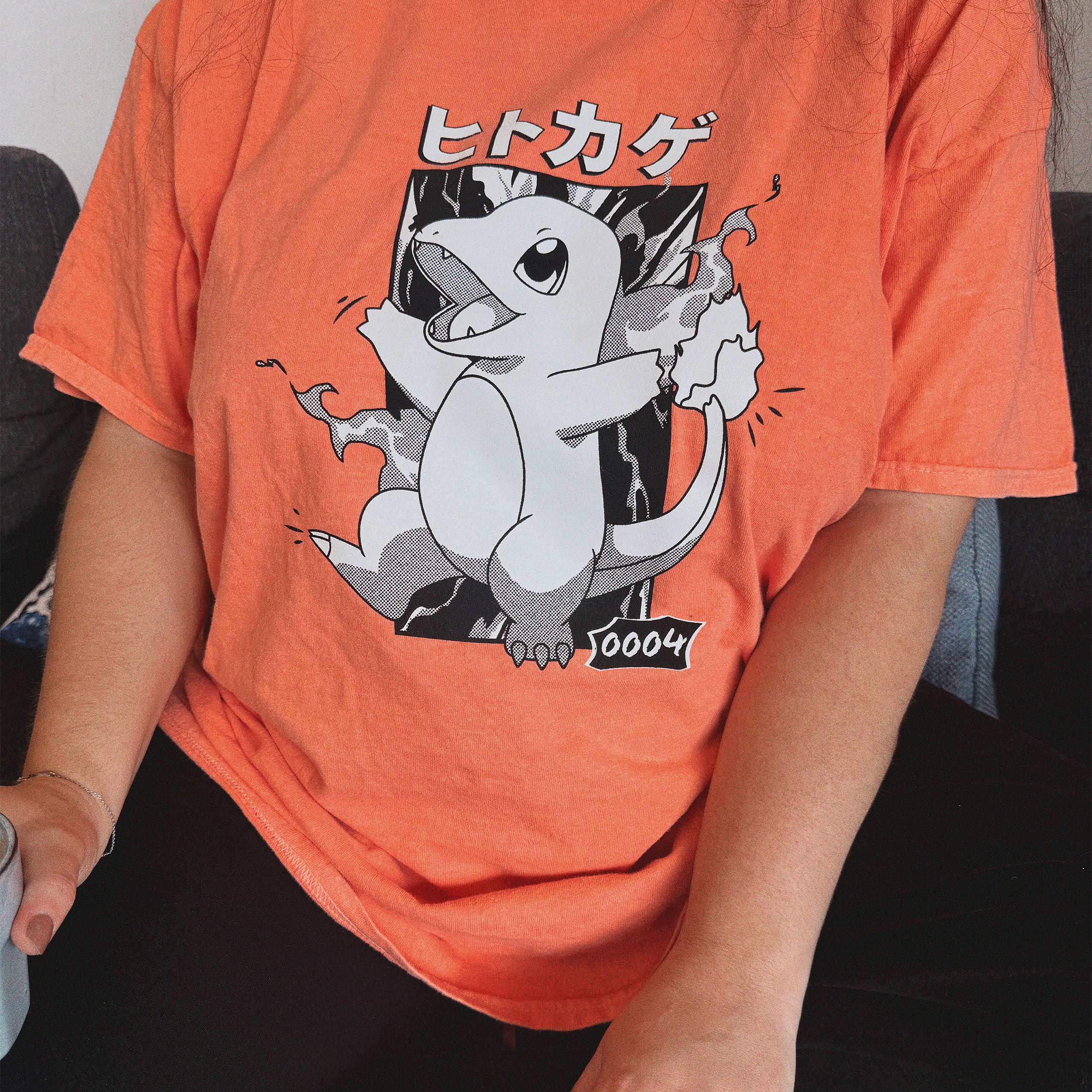 Immagine del prodotto Pokémon - T-shirt Charmander Katakana Vintage